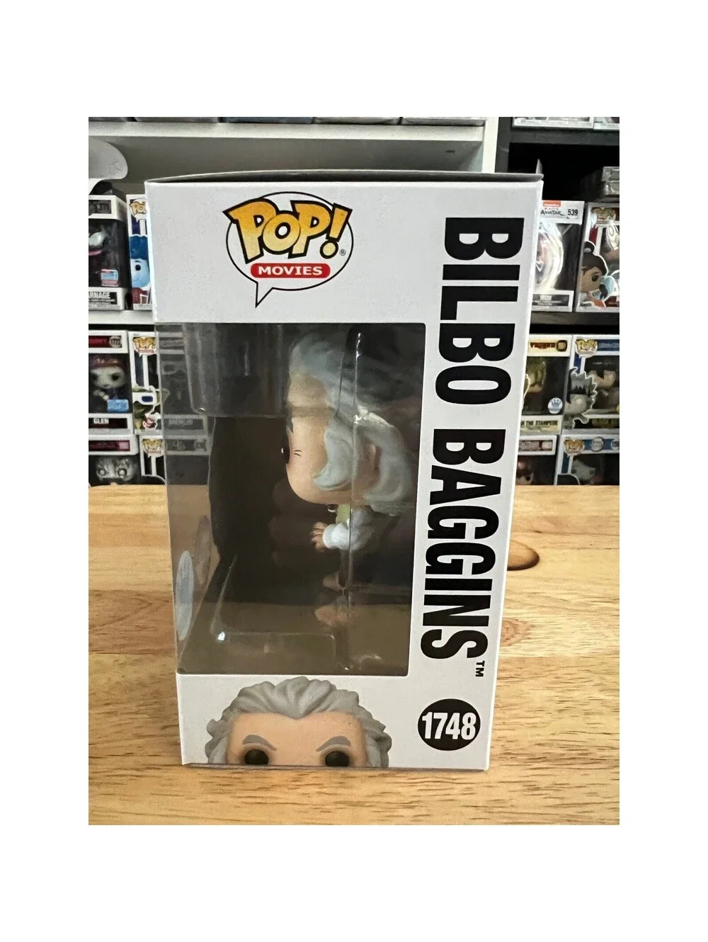 EXCLUSIVE LIMITED CHASE Possessed Bilbo Baggins Funko Pop #1748 LOTR Lord Rings